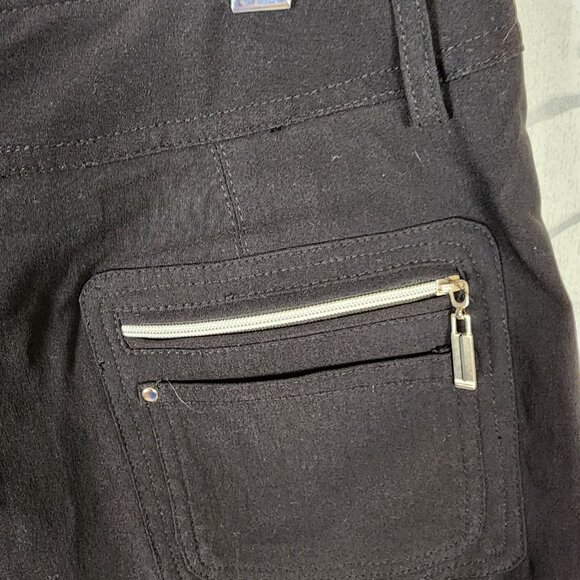 Jamie Sadock Black Ponte Knit Skort w/ Zipper Pockets - Picture 3 of 5